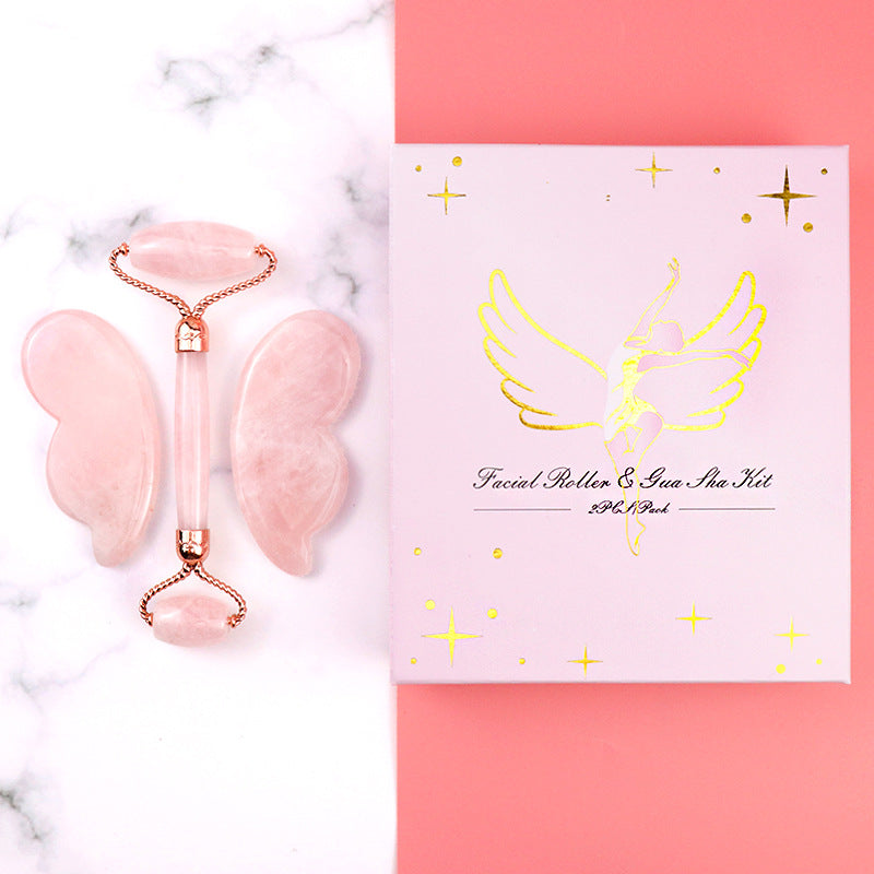 Rouleau de cristal papillon de jade
