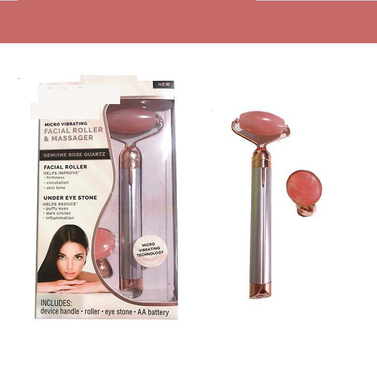 Roller Jade visage 2 en 1 à vibration