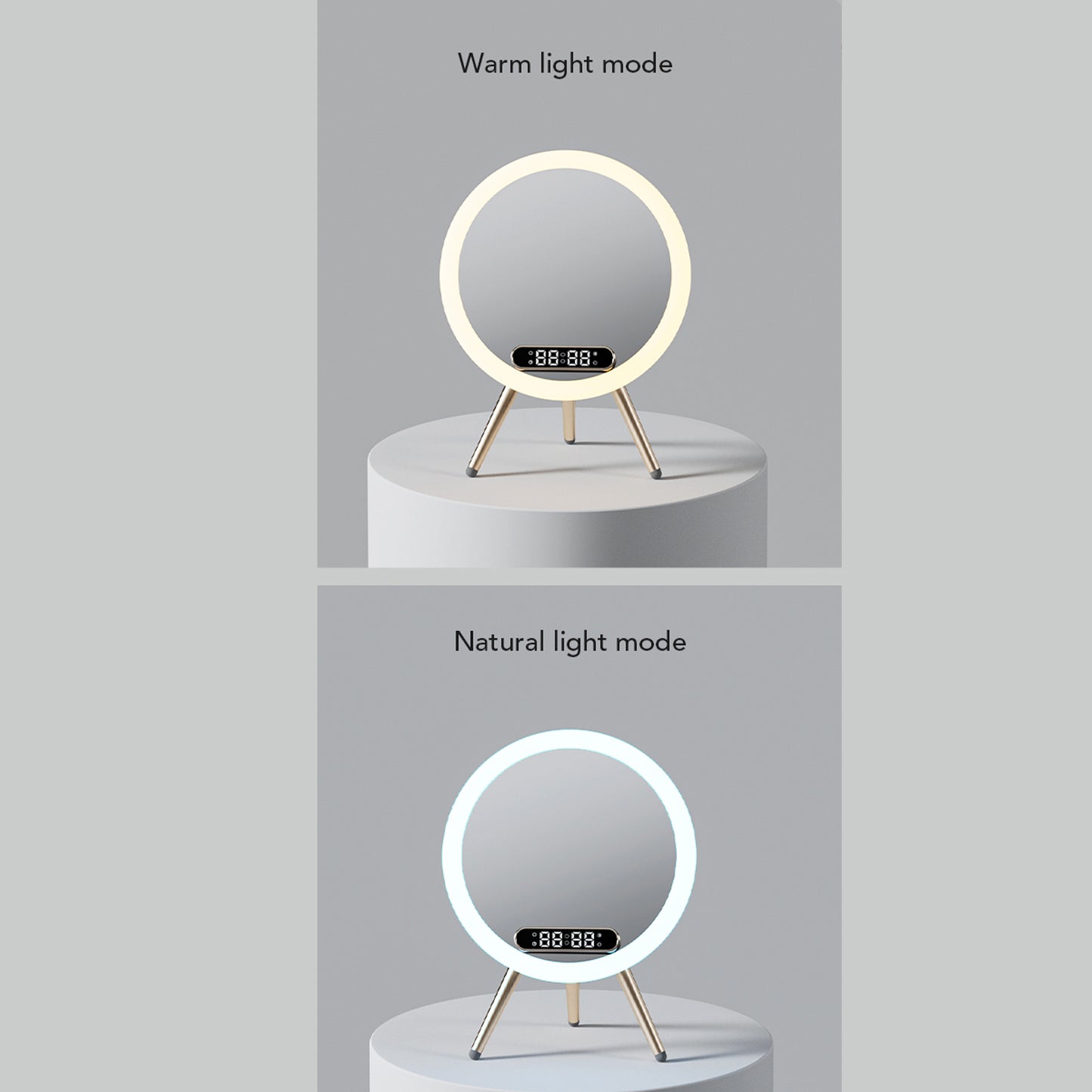 Miroir intelligent LED multifonction